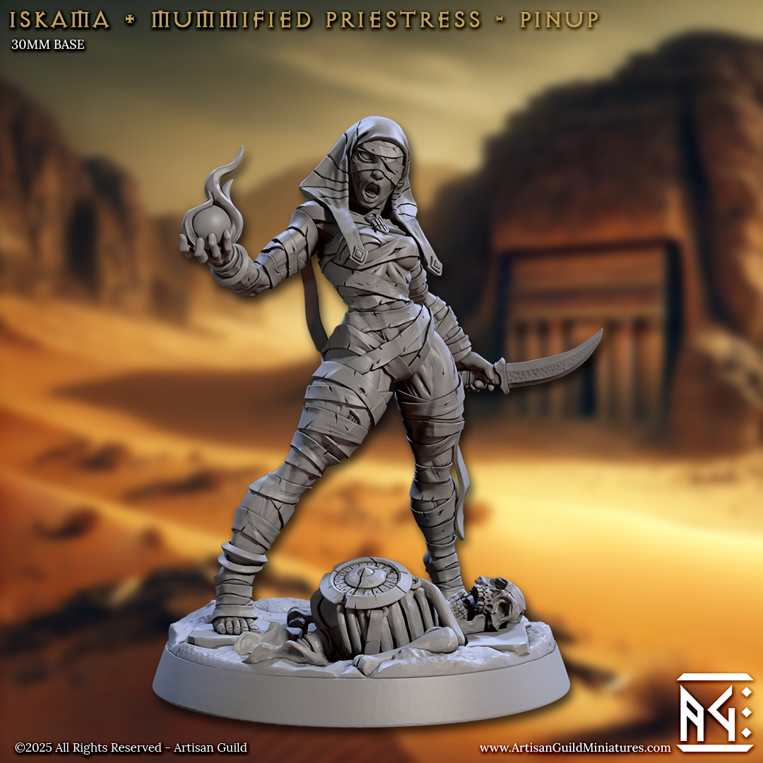 Iskama mummified priestess PINUP