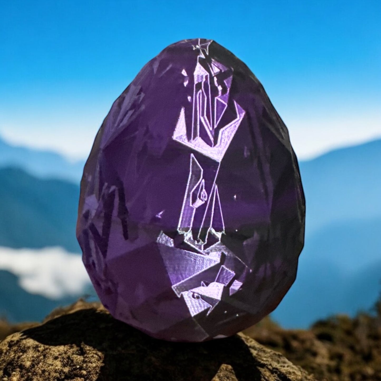 Cinderwing Dragon Egg with dragon
