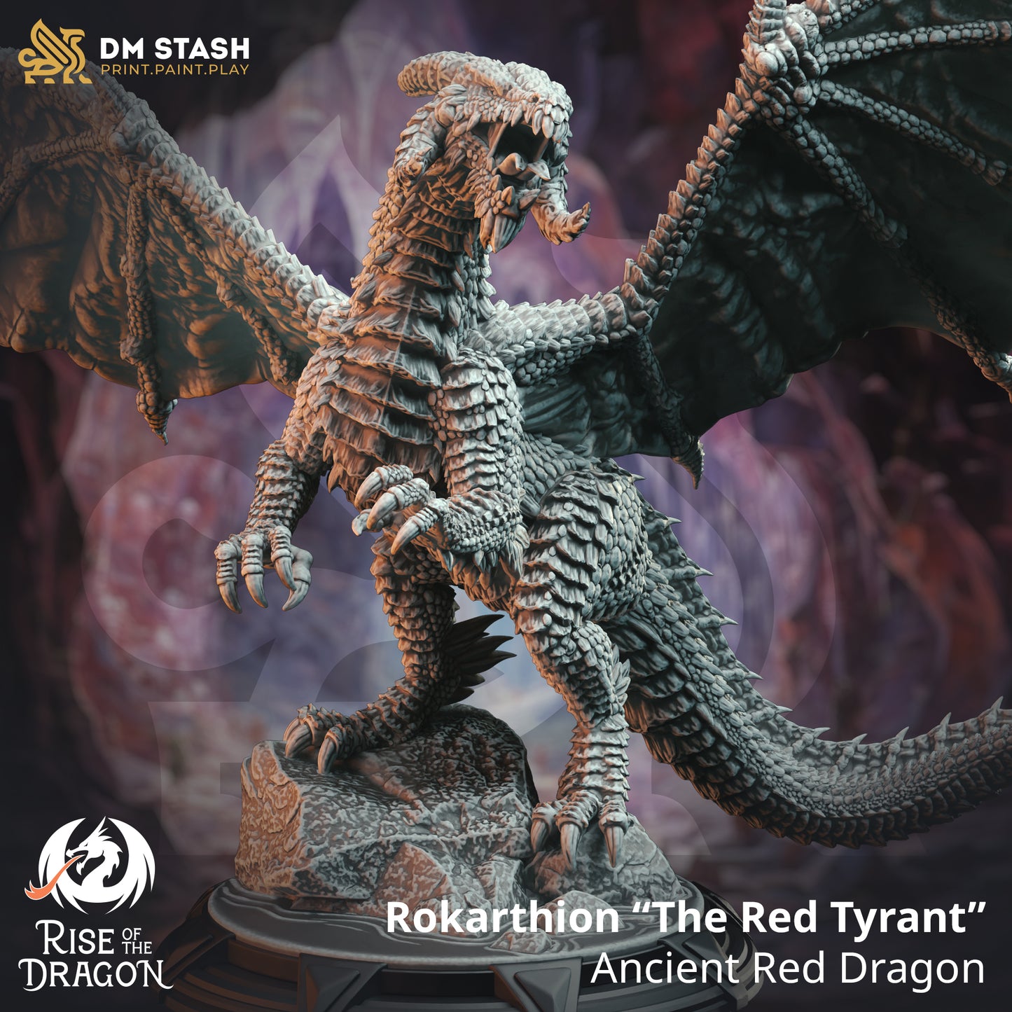 Rokarthion "The Red Tyrant" - Ancient Red Dragon