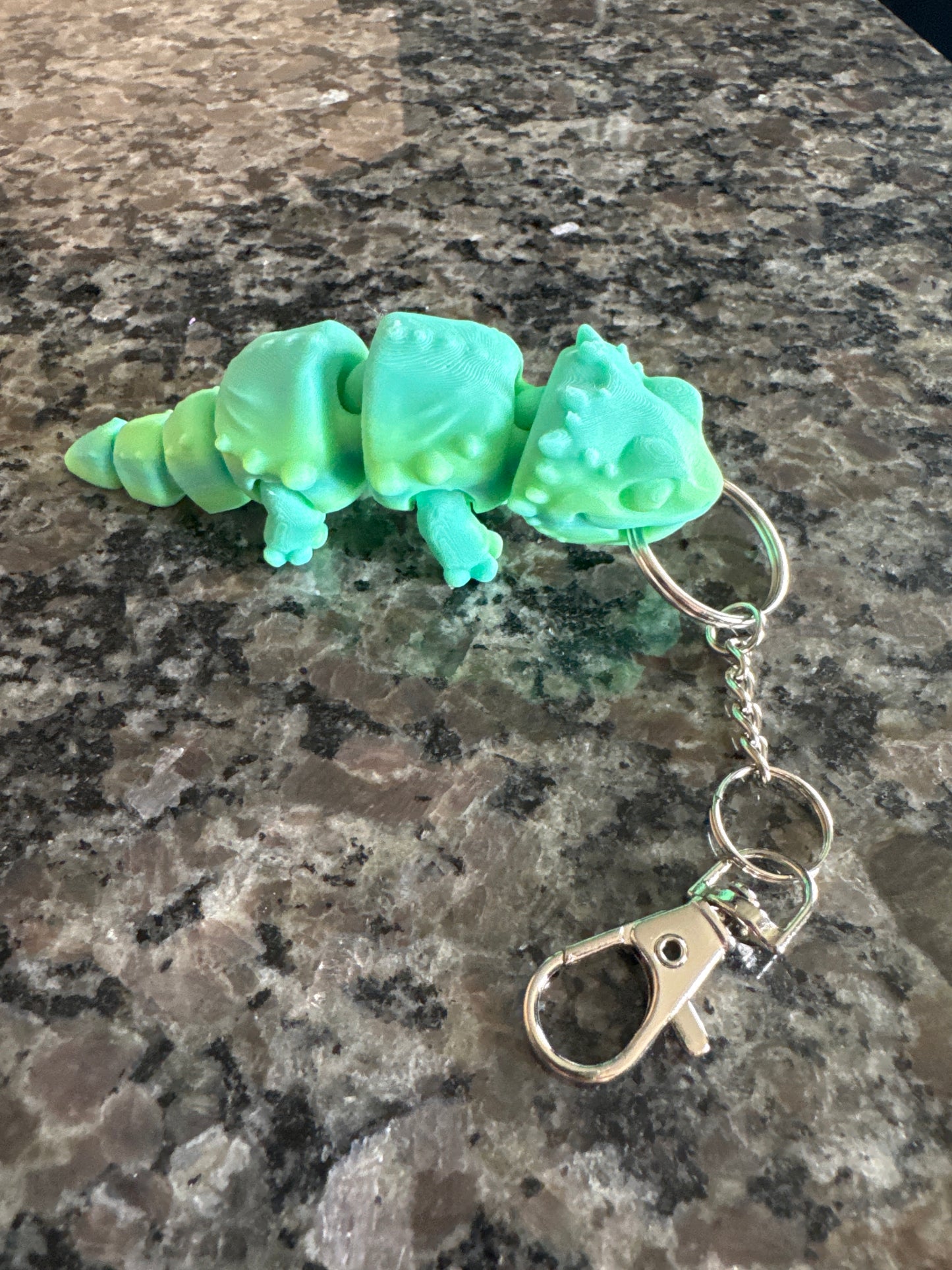 Mini beardie keychain