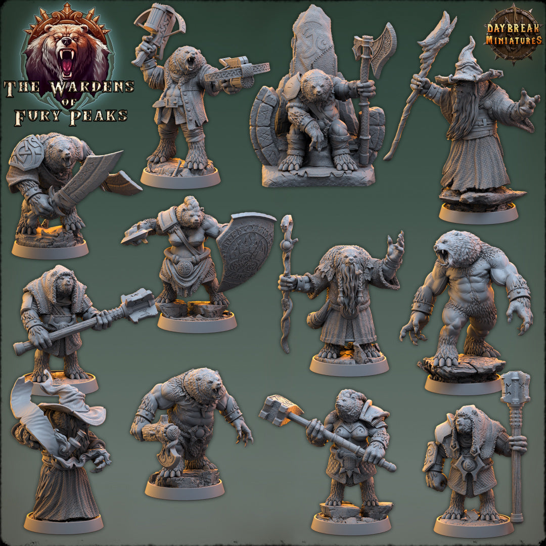 The Wardens of Fury Peaks -  Bearfolk