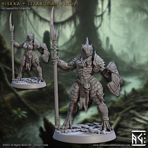 Hiskra - Lizardman Pinup