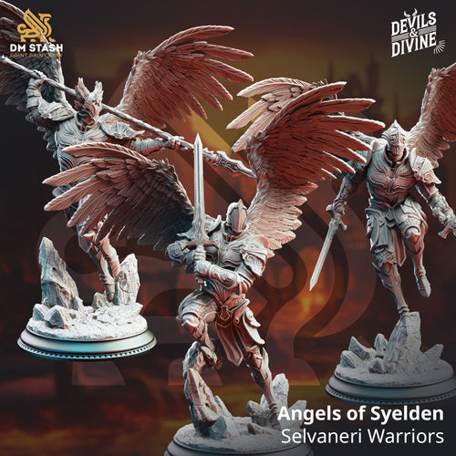 3 Angels of Syelden - Selvaneri Warriors SET