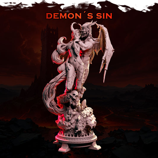 Demon's sin sculpture