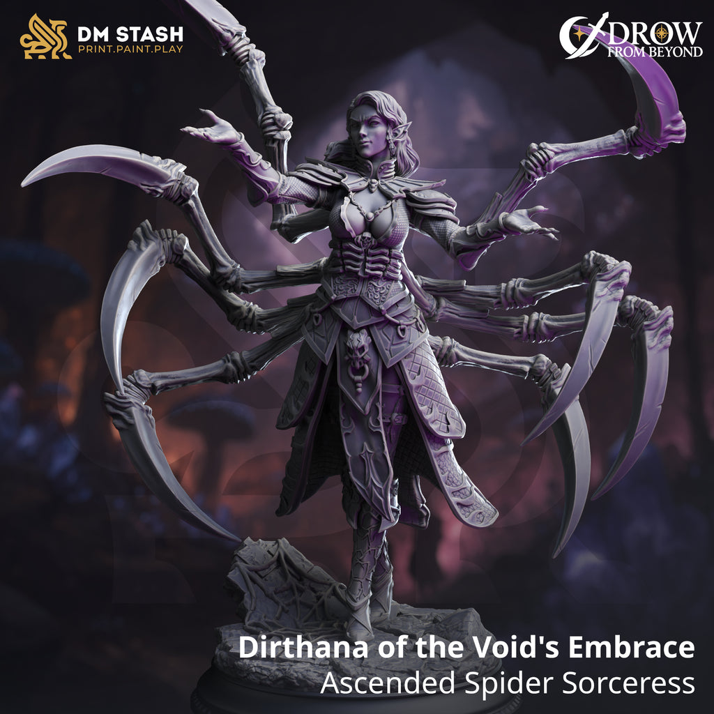 Dirthana of the Void' Embrace - Ascended Spider Sorceress - Painter-Proven™