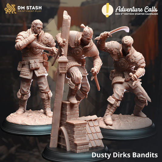 Dusty Dirks Bandit (Set of 3)