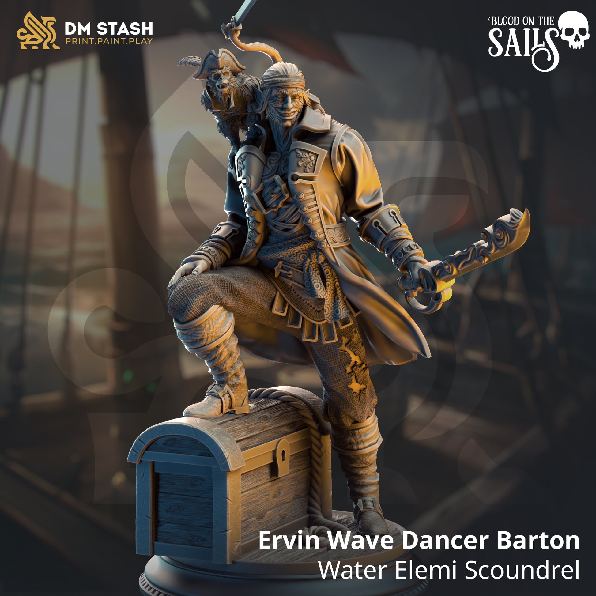 Ervin Wave Dancer Barton - Water Elemi Scoundrel