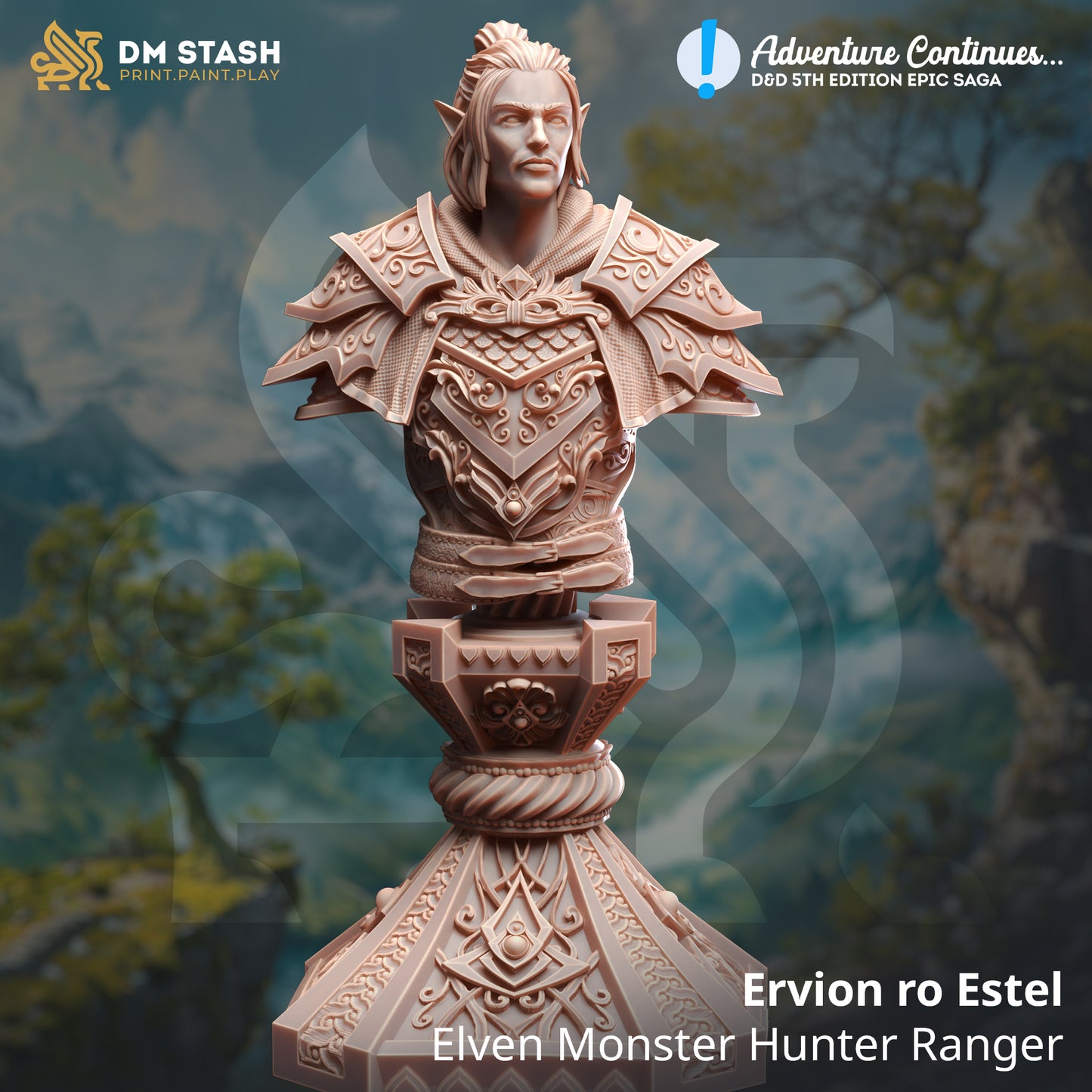 Ervion ro Estel - Elven Monster Hunter Ranger BUST