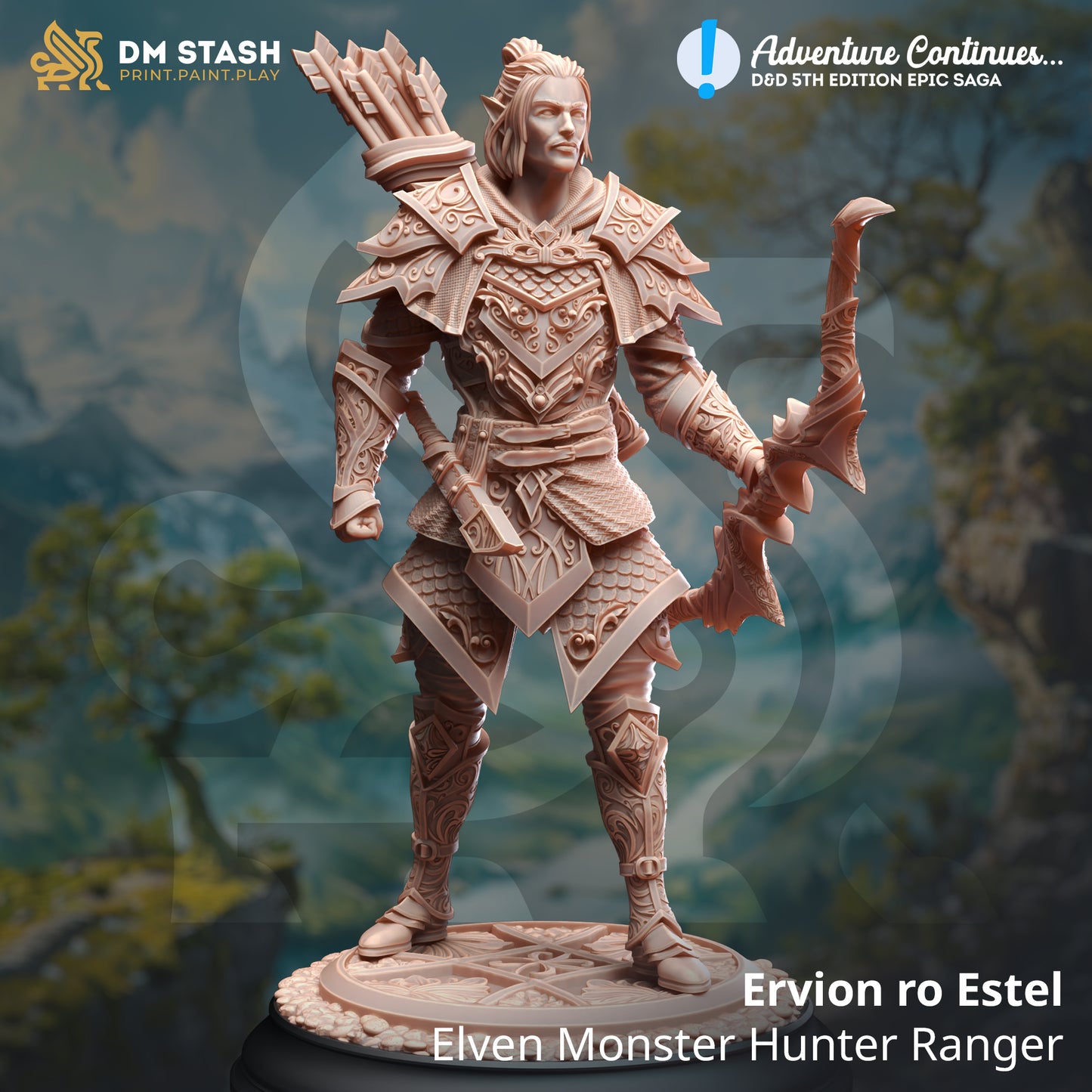 Ervion ro Estel - Elven Monster Hunter Ranger