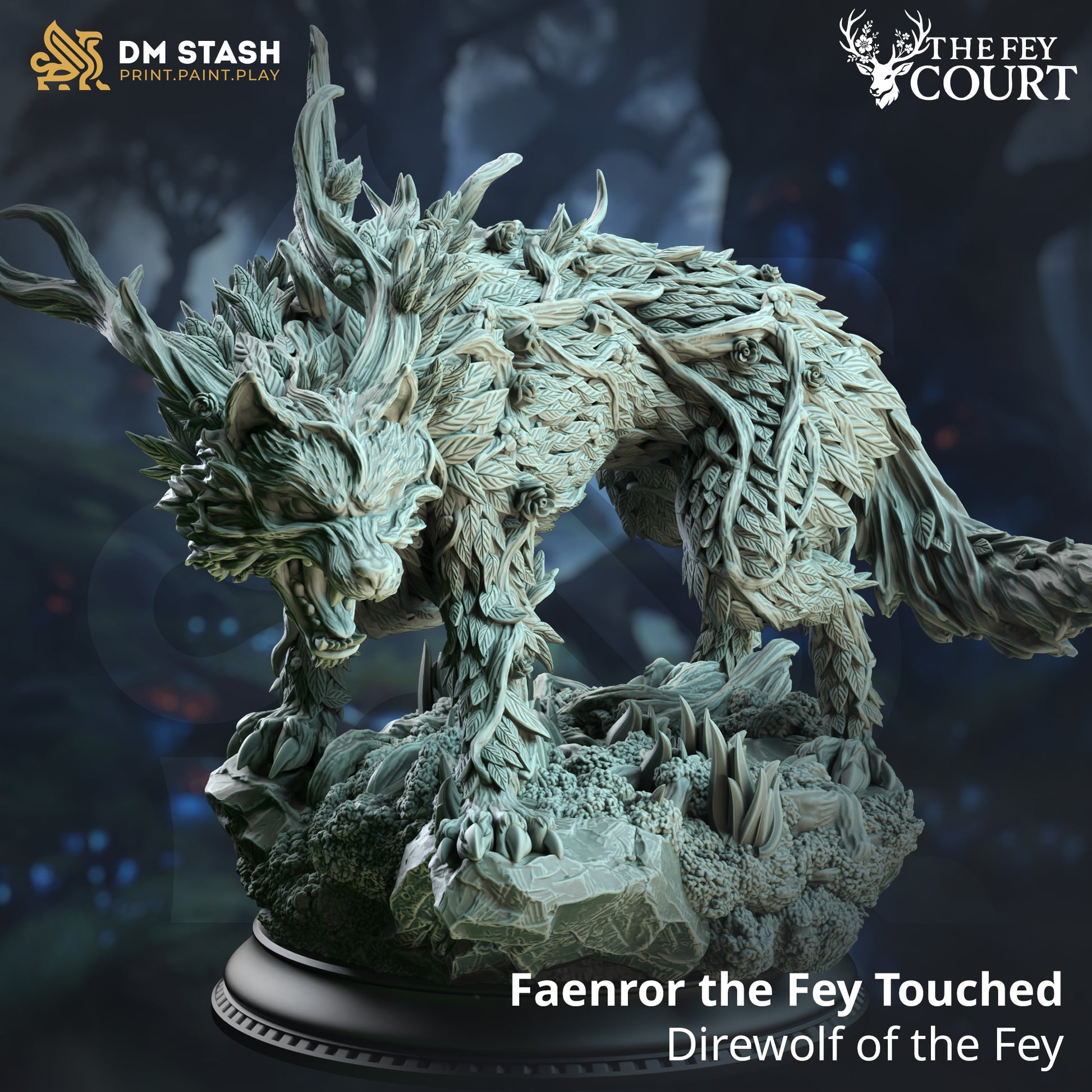 Faenror the Fey Touched - Direwolf of the Fey