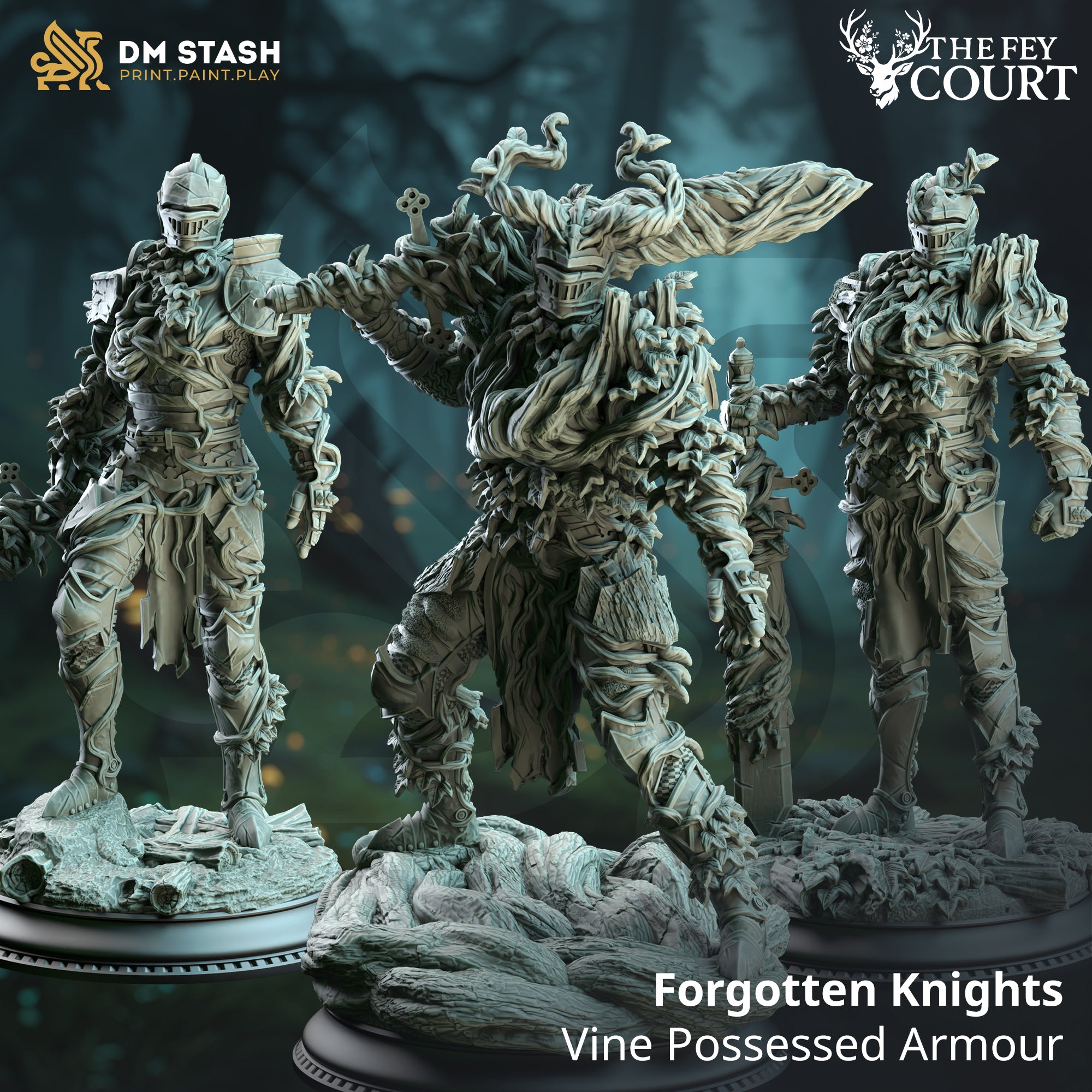 Forgotten Knights - Vine Possessed Armour - set of 3