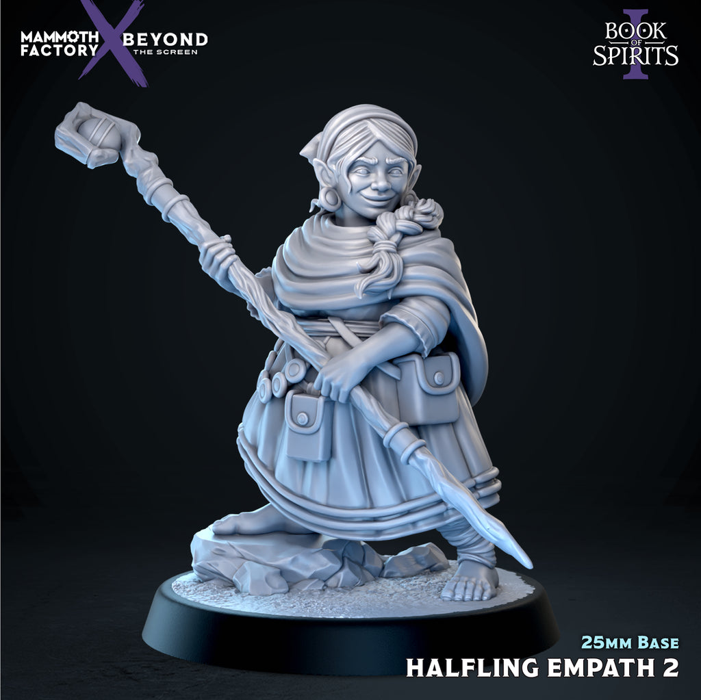 Halfling Empath sculpt 2 – Mammoth Factory render