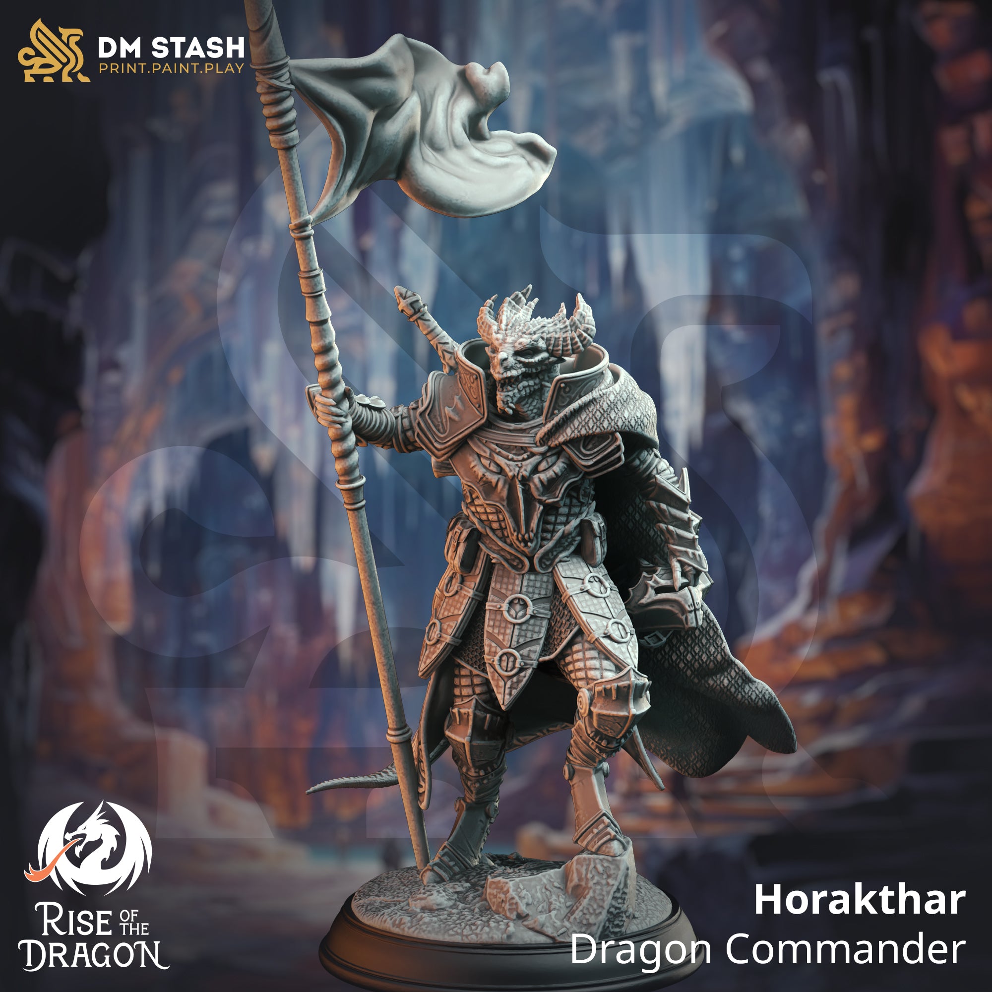 Horakthar - Dragon Commander (set with 3 poses)