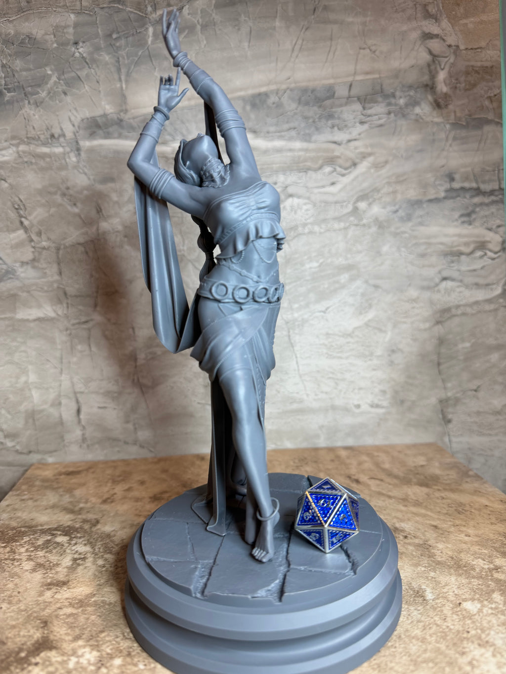 Saadiya exotic dancer sculpture 1/10 scale sculpture
