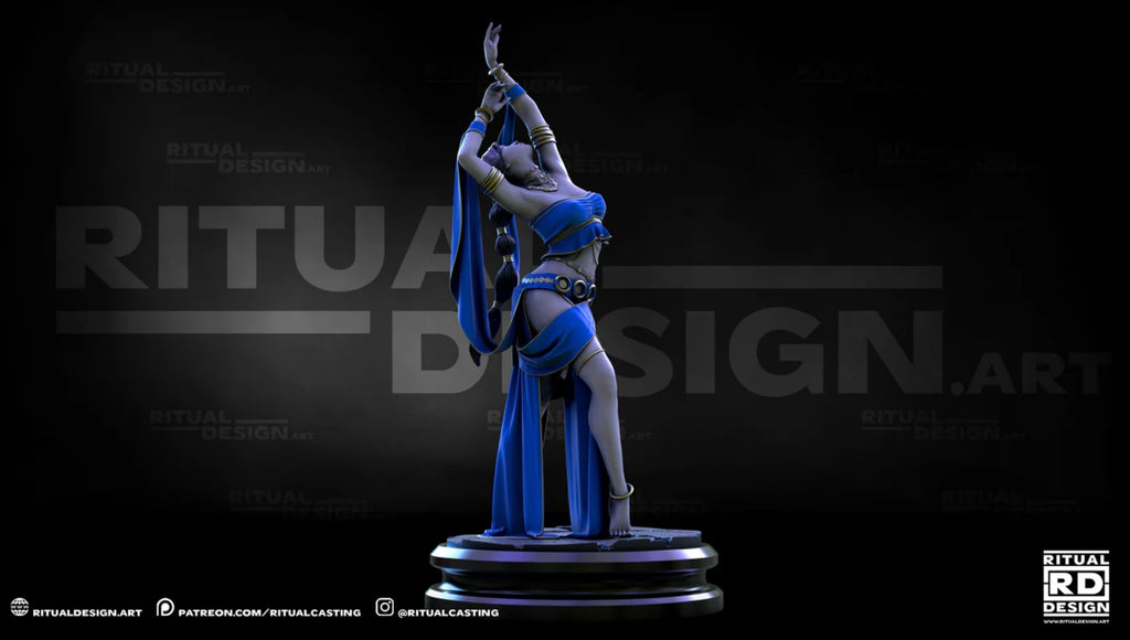 Saadiya exotic dancer sculpture 1/10 scale sculpture
