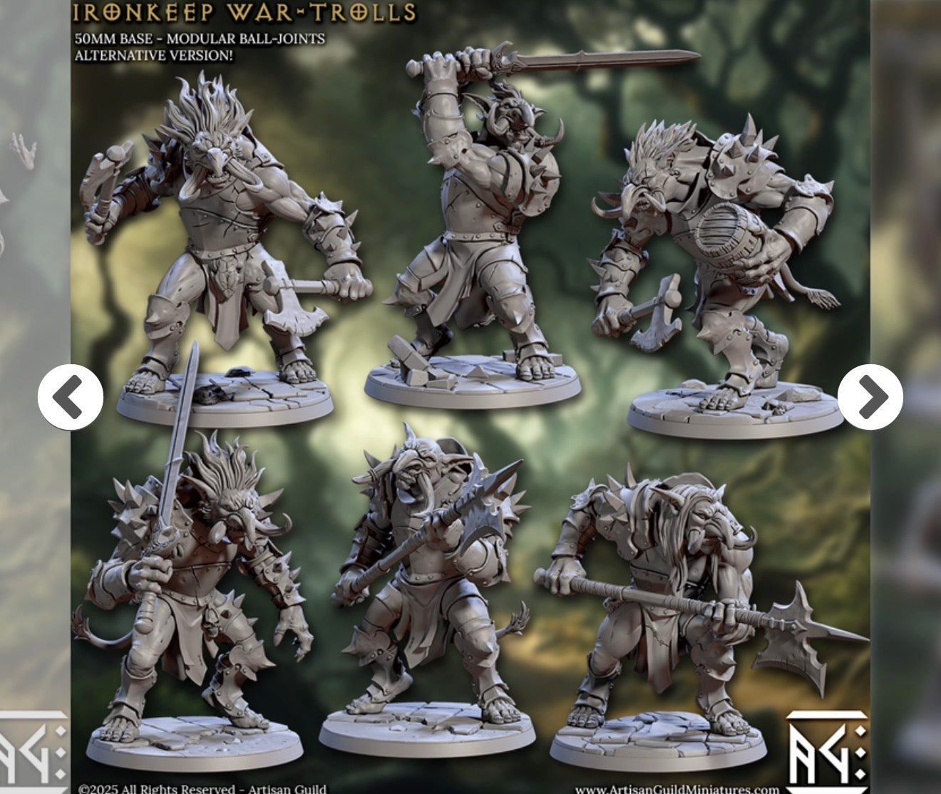 War trolls - set of 6