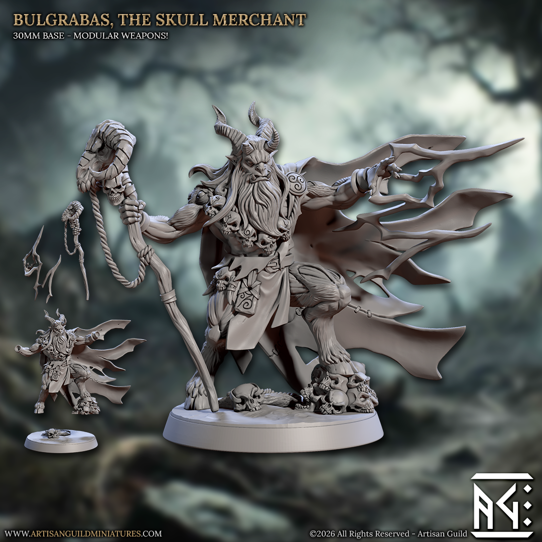 Bulgrabas the skull merchant - beastmen