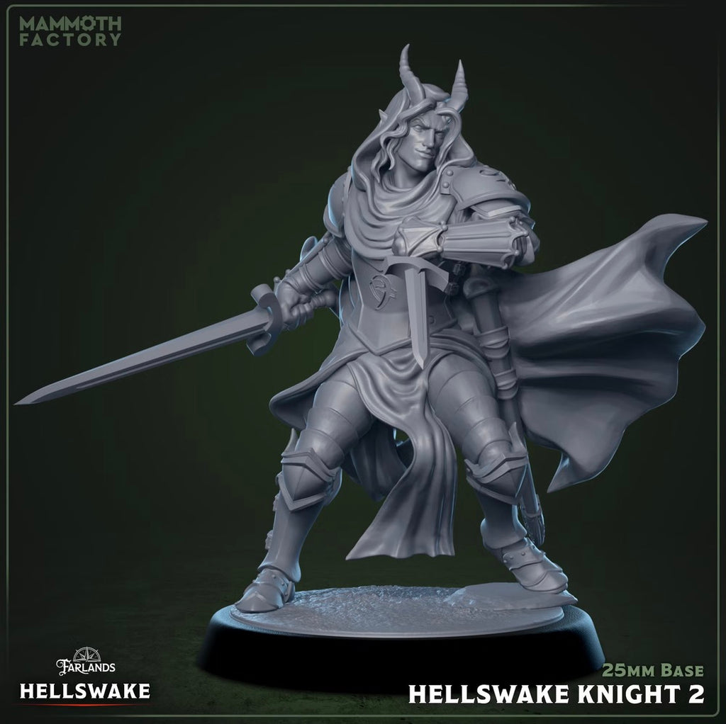 Hellswake Knight 2 – Mammoth Factory 32mm miniature