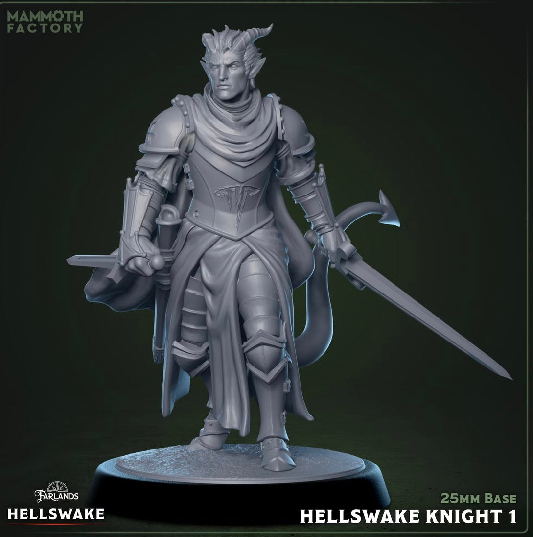 Hellswake Knight 1 – Mammoth Factory 32mm miniature