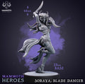 Soraya, Blade Dancer original Mammoth Factory sculpt render