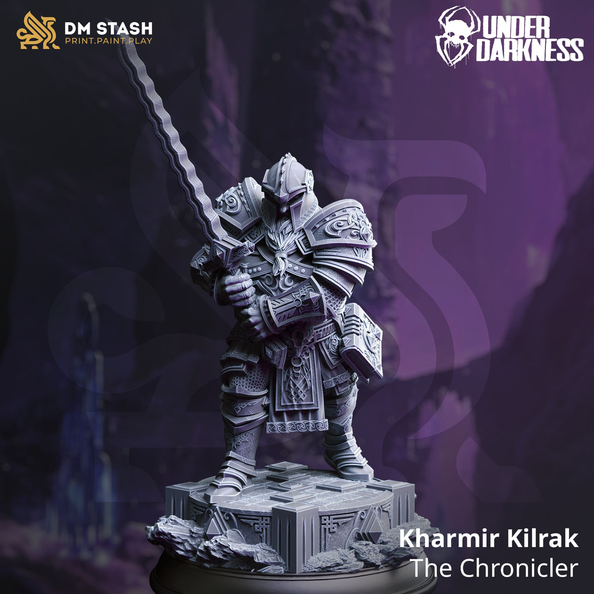 Kharmir “Lorehand” Kilrak - The Chronicler:  Duegar Dwarf Battlemaster