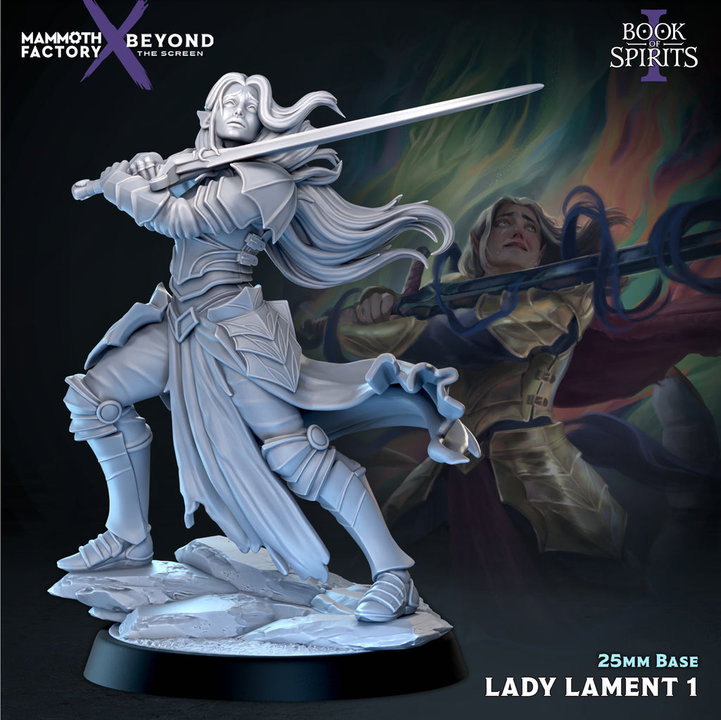 Lady Lament sculpt 1 – Mammoth Factory render