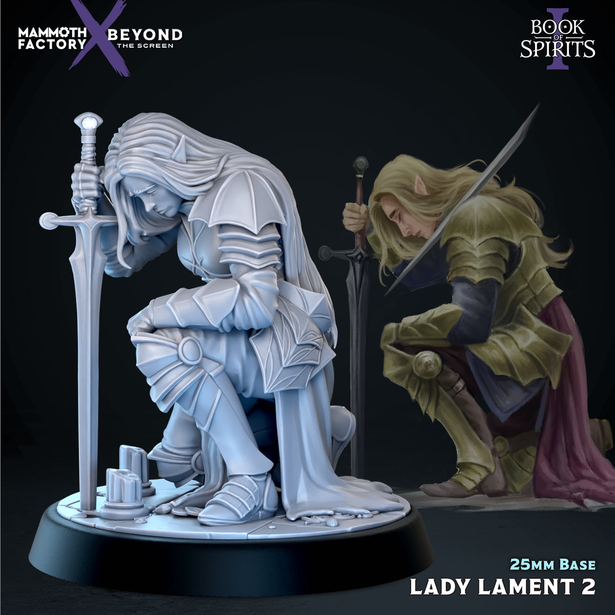 Lady Lament sculpt 2 – Mammoth Factory render