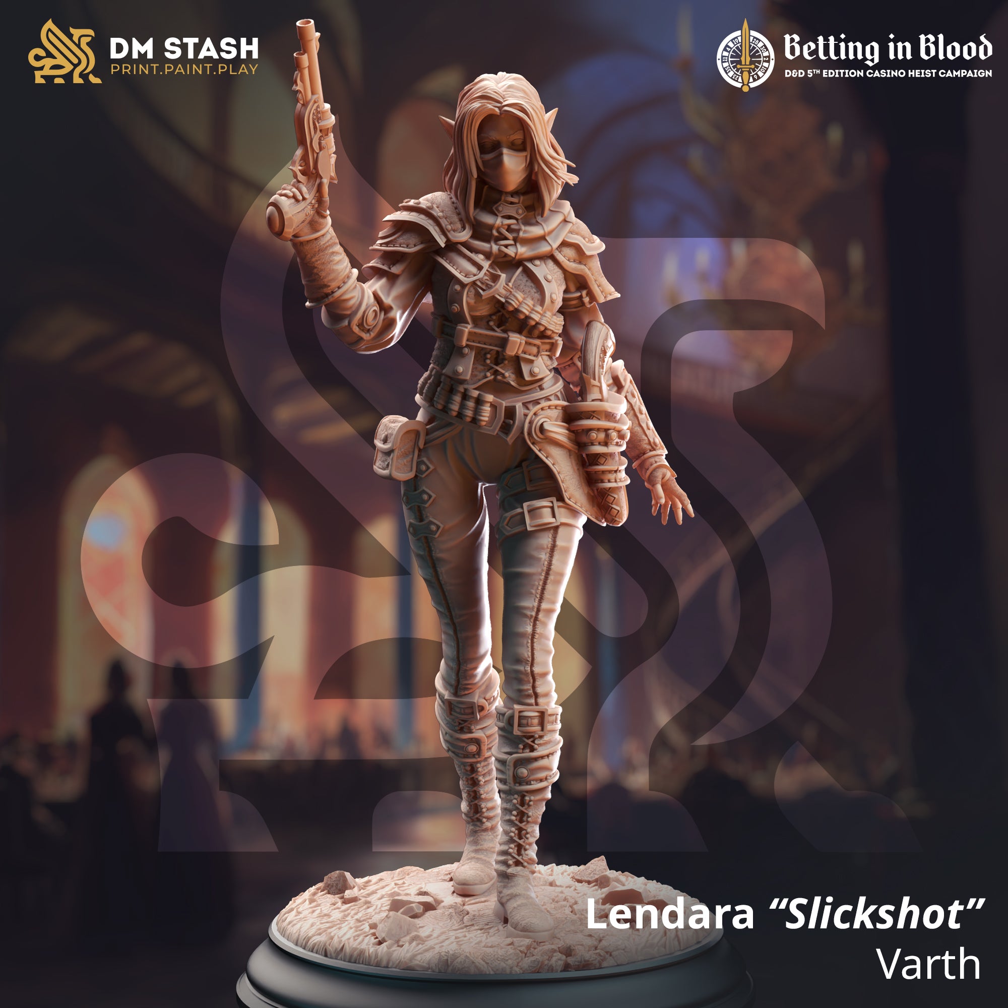 Lendara “Slickshot” Varth - elven gunslinger