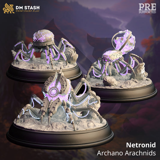 Netronids - Arcano Arachnids (set of 3)