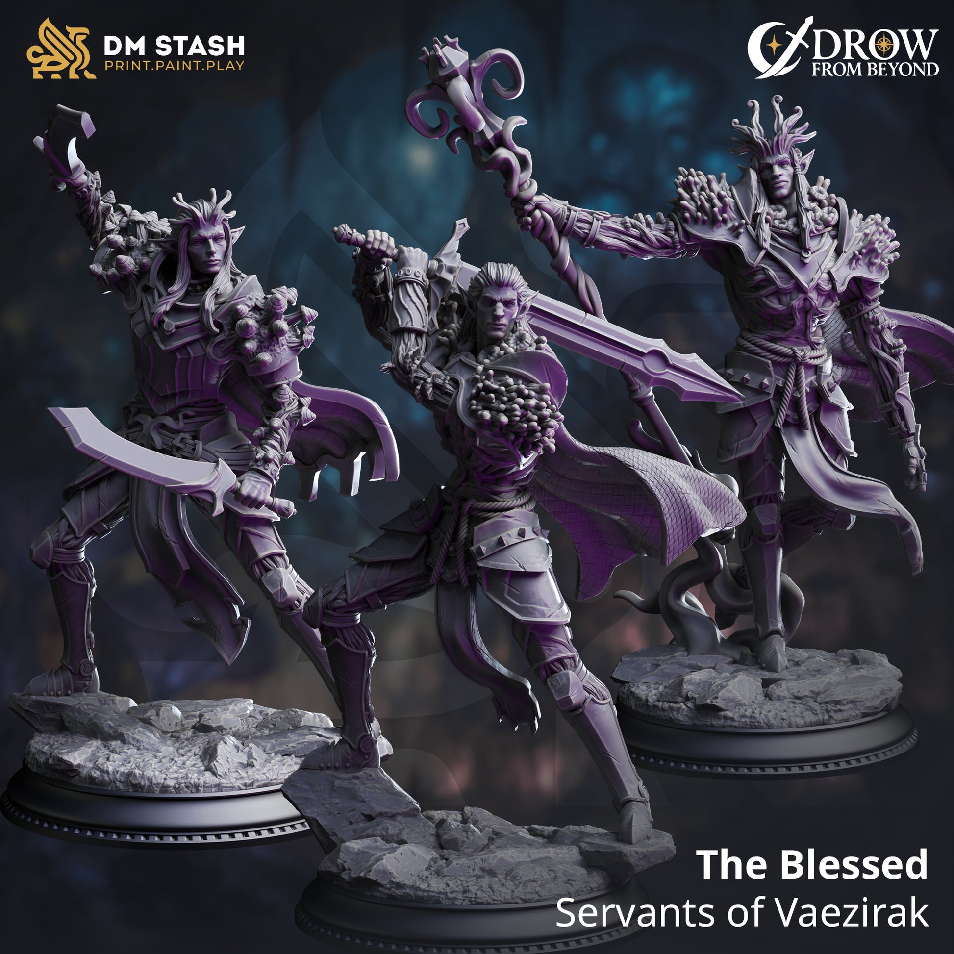 The Blessed - Servants of Vaezirak -  set of 3