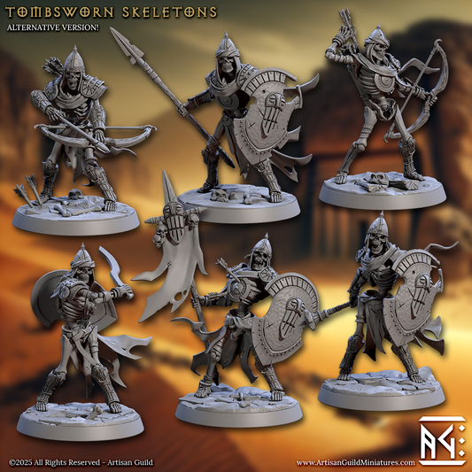 Tombsworn Skeletons - set of 6