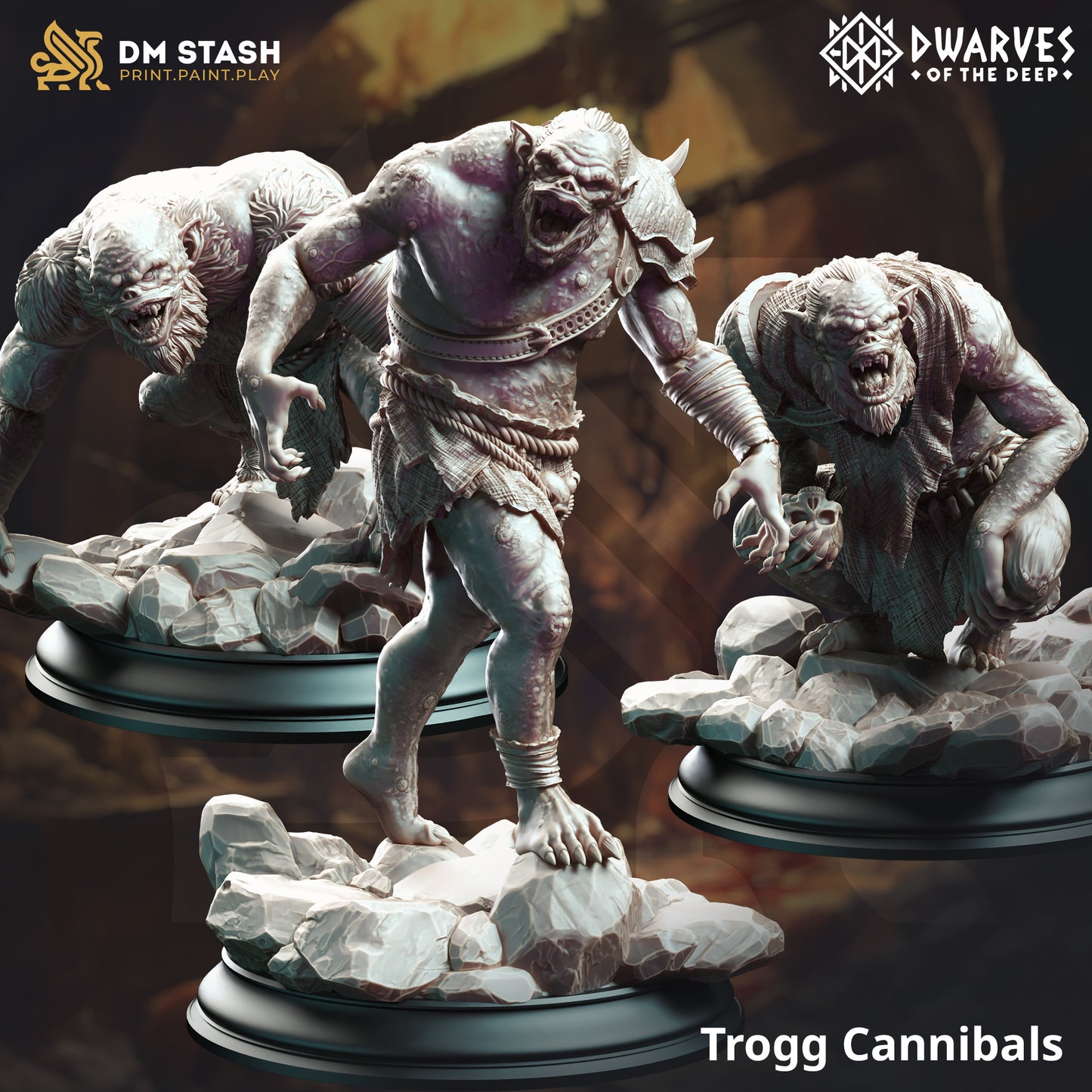 Trogg Cannibals (Set of Three)