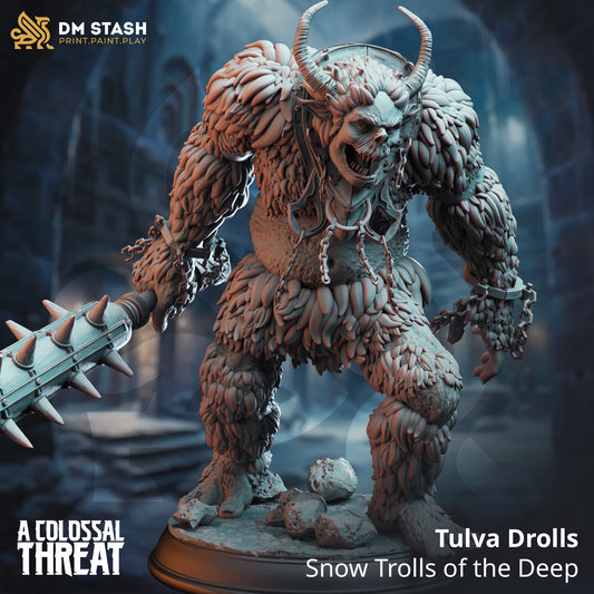 Tulva Drolls - Snow Trolls of the Deep (Set of 3)