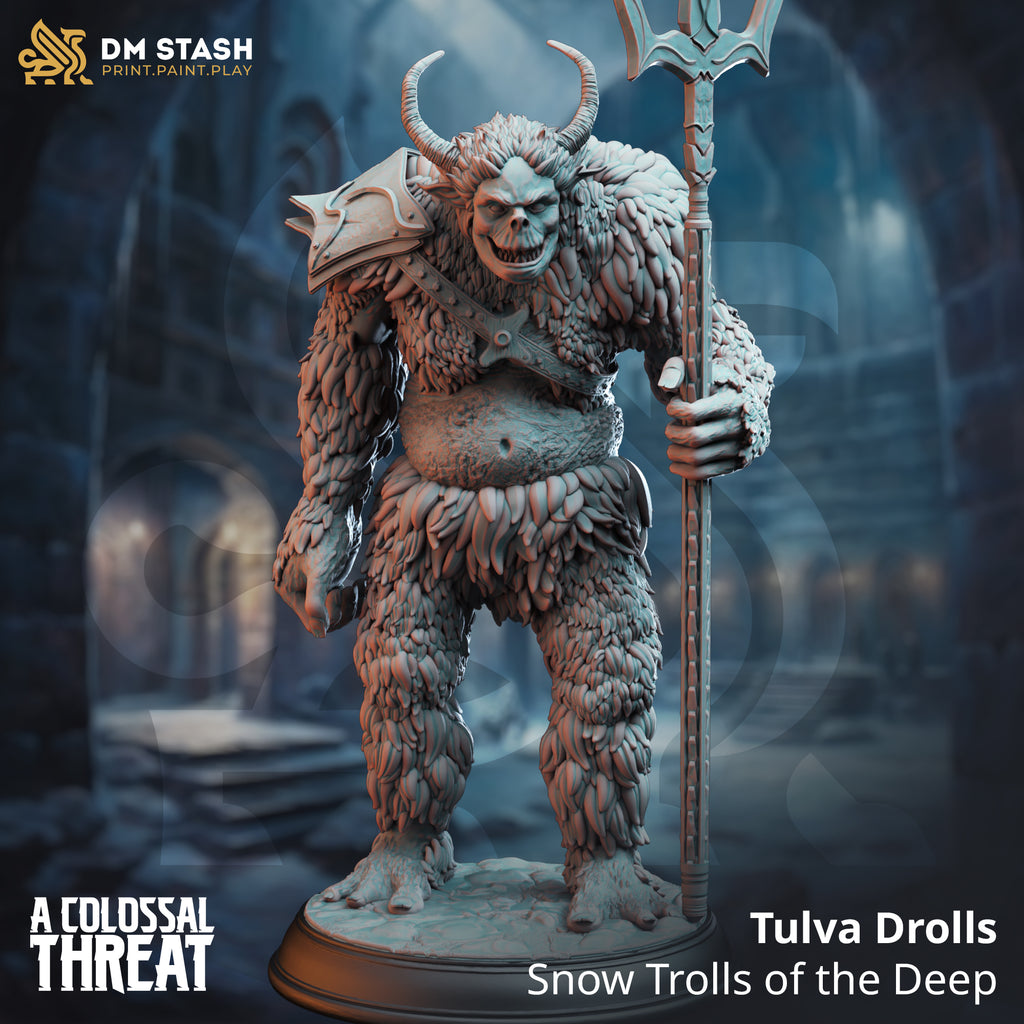 Tulva Drolls - Snow Trolls of the Deep (Set of 3)