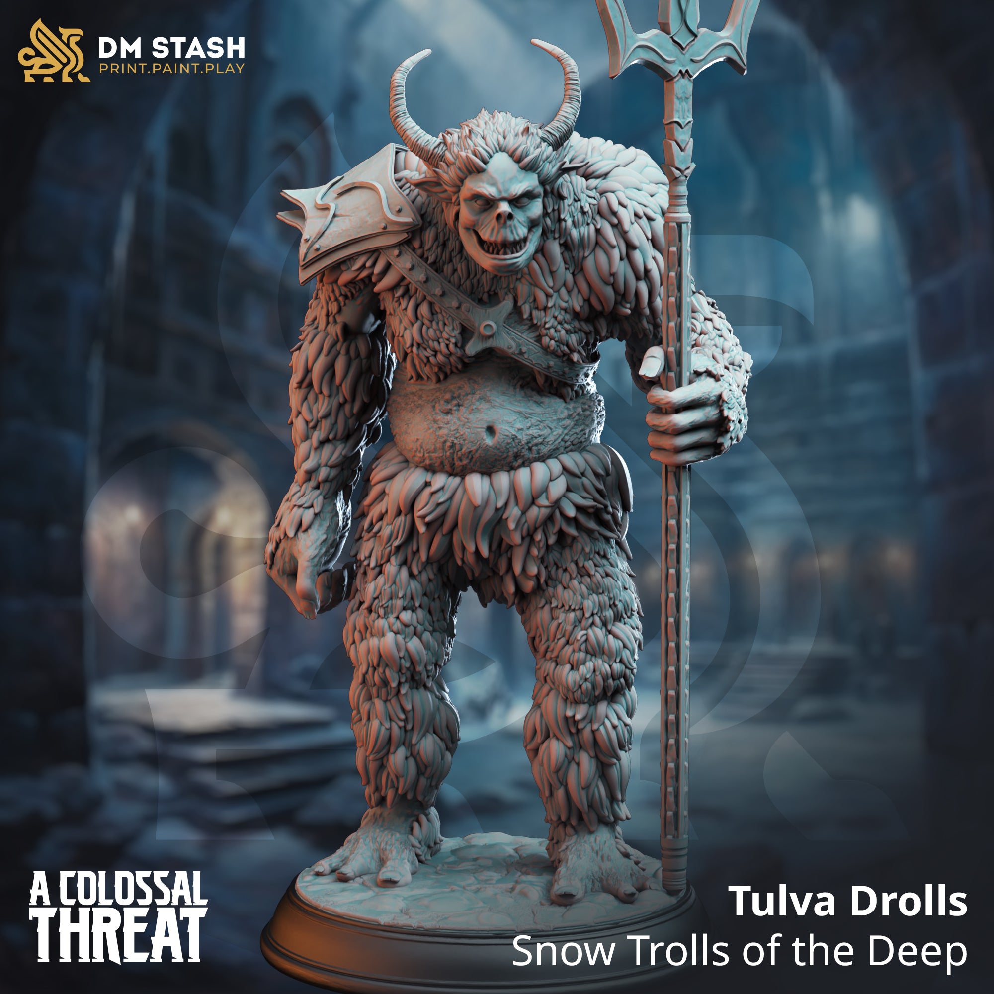 Tulva Drolls - Snow Trolls of the Deep (Set of 3)