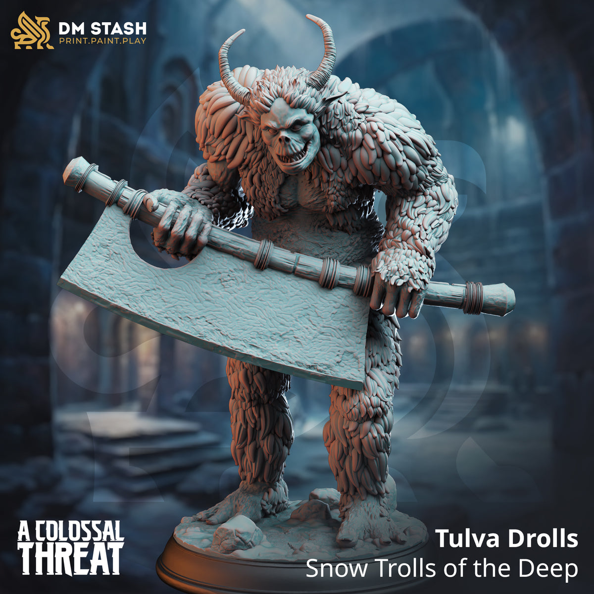 Tulva Drolls - Snow Trolls of the Deep (Set of 3)