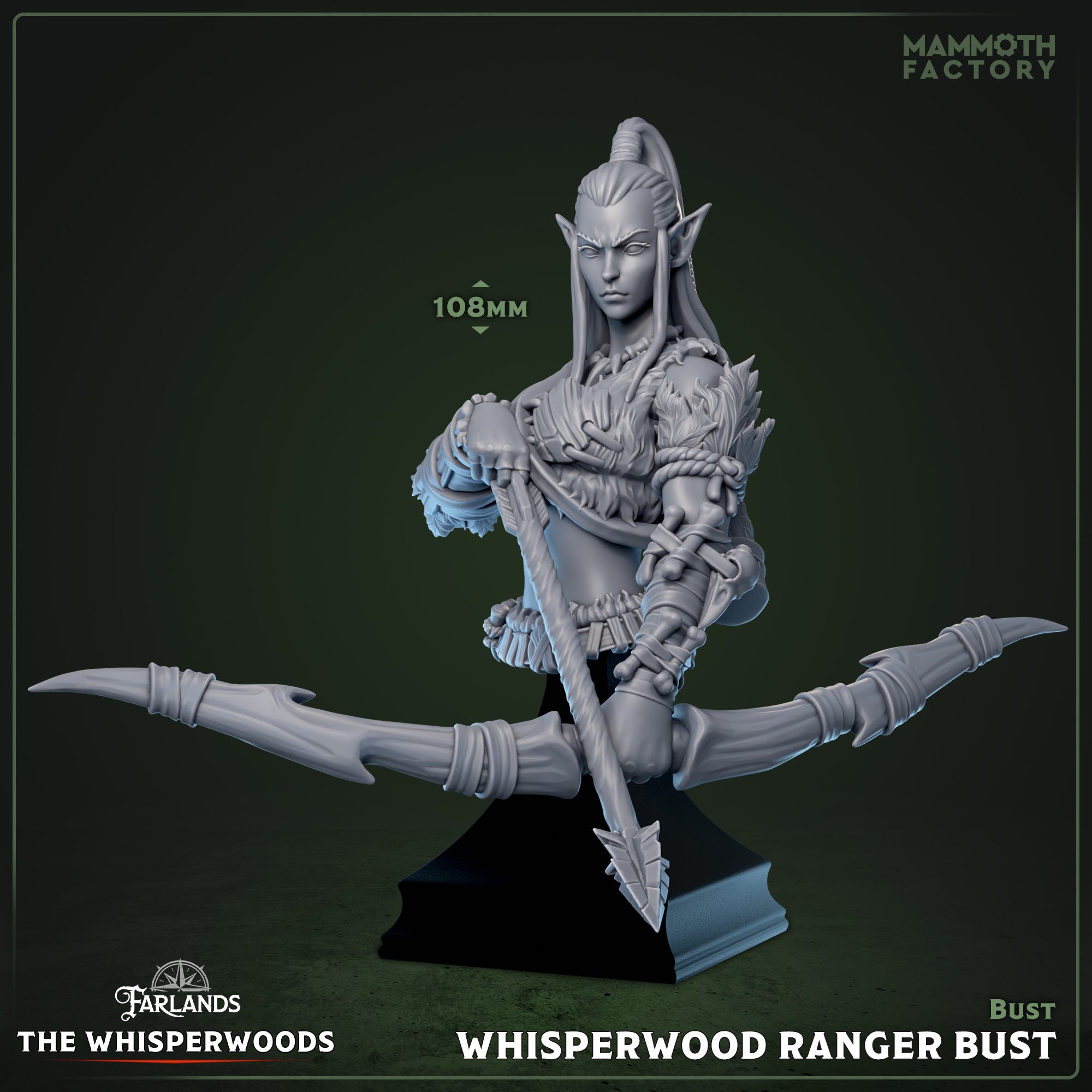 Whisperwood Ranger BUST
