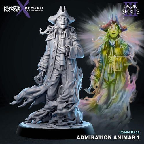 Admiration Animar 1 — original Mammoth Factory designer render, 25mm base