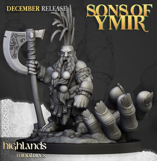 Dwarf Giantseeker - "Sons of Ymir" Highlands Miniatures