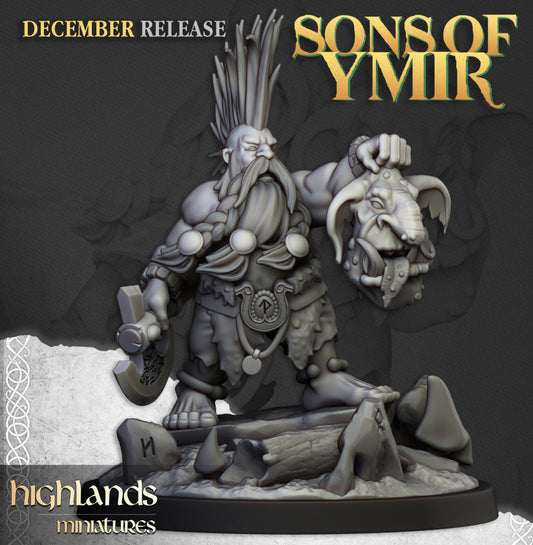 Dwarf Trollseekers - "Sons of Ymir" Highlands Miniatures