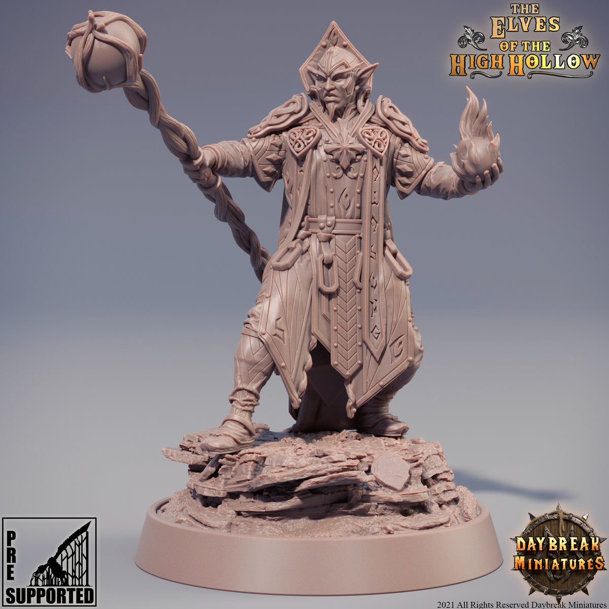 Soone Thaar, the Chooser of Words — original Daybreak Miniatures render, view 1