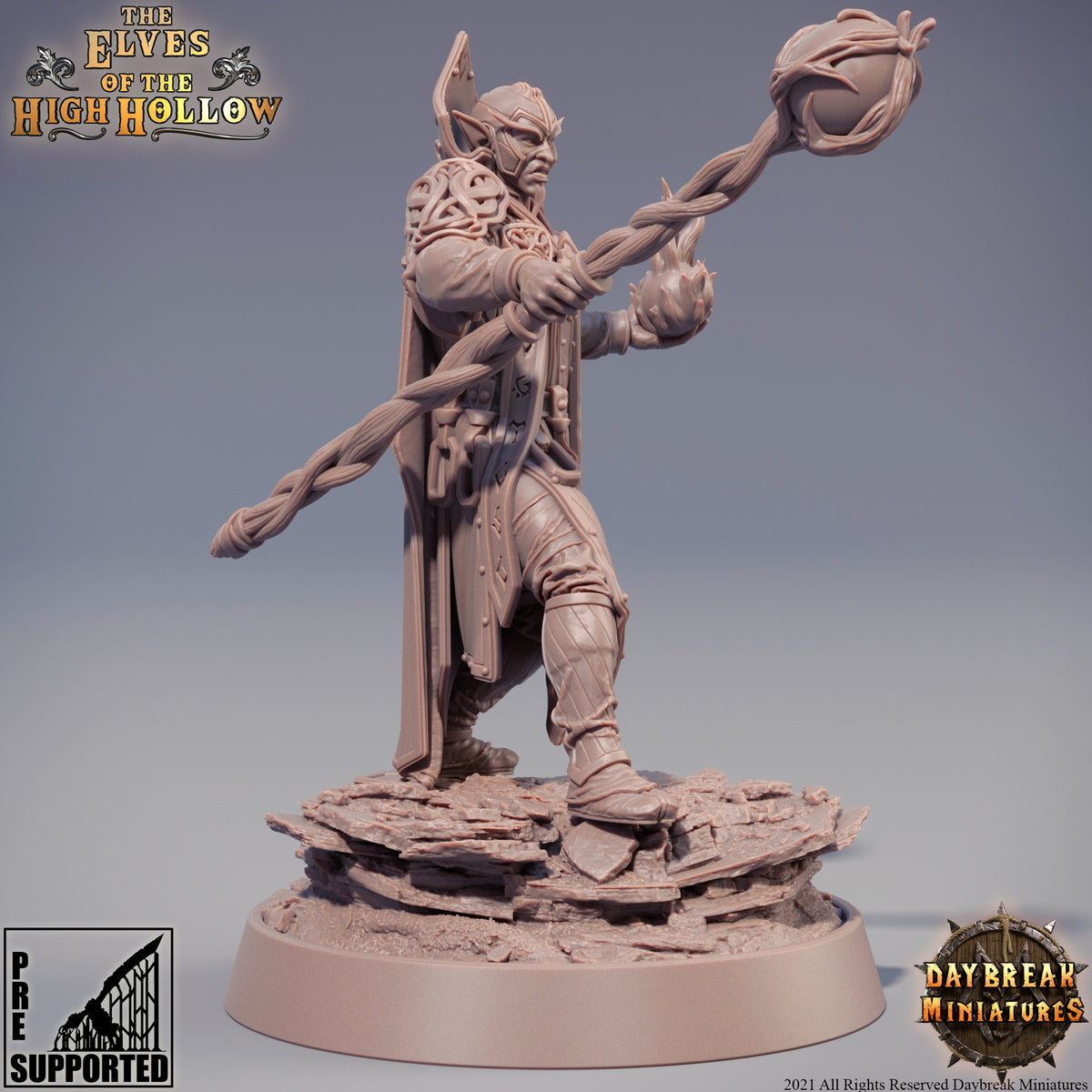 Soone Thaar, the Chooser of Words — original Daybreak Miniatures render, view 2