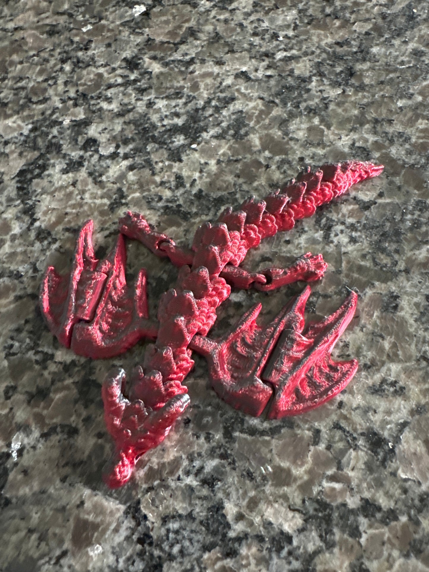 Ram Horn Wyvern keychain