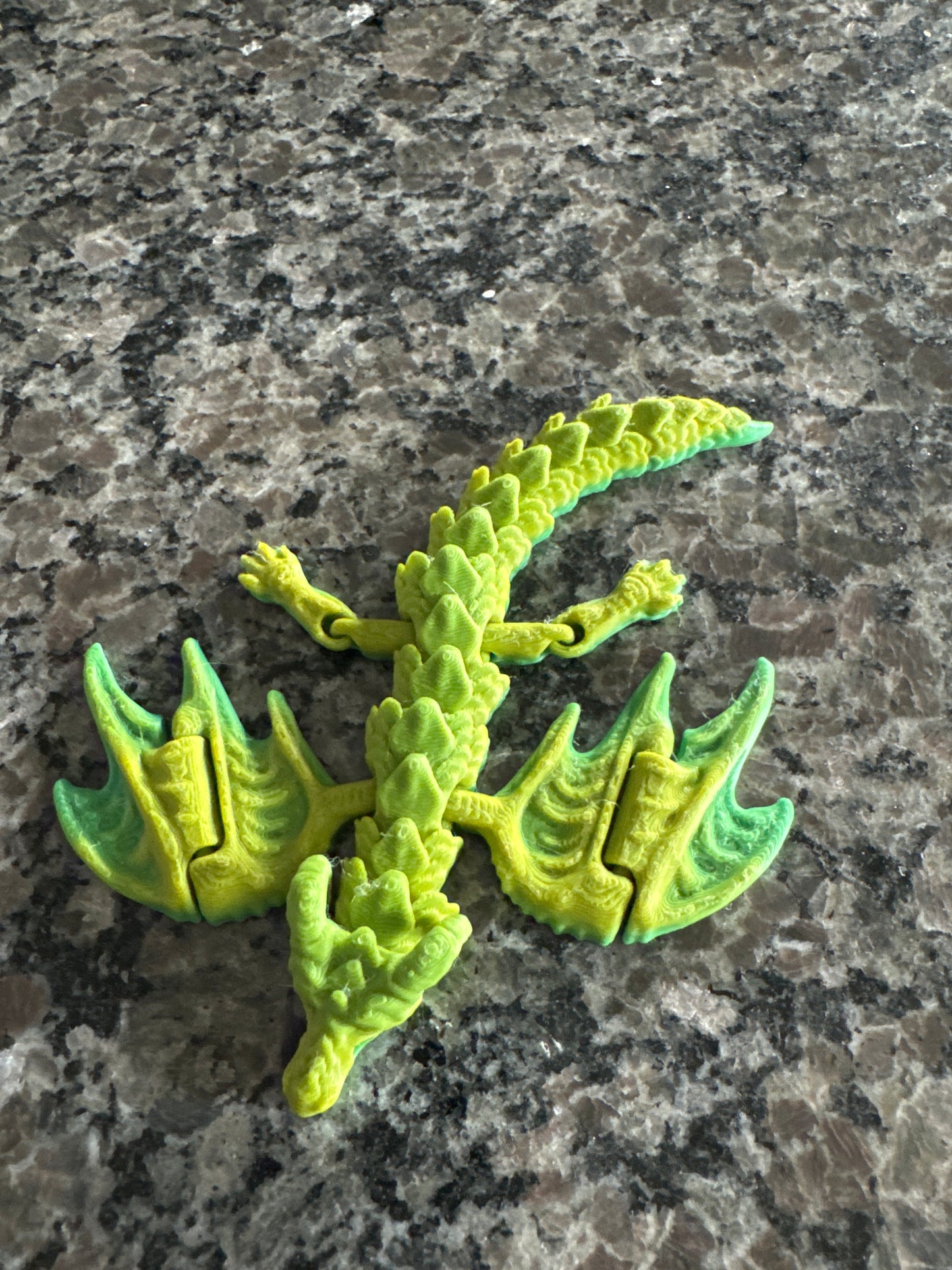 Ram Horn Wyvern keychain