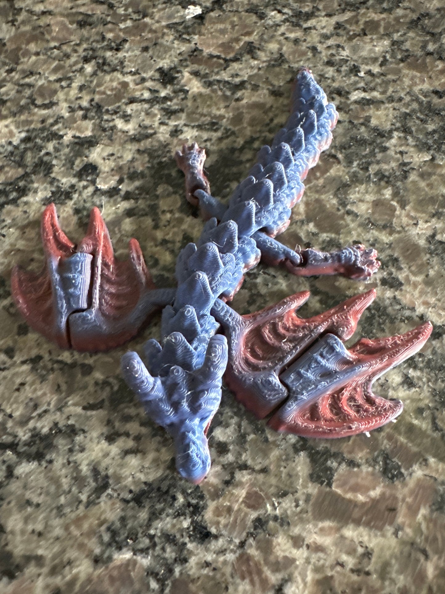 Ram Horn Wyvern keychain