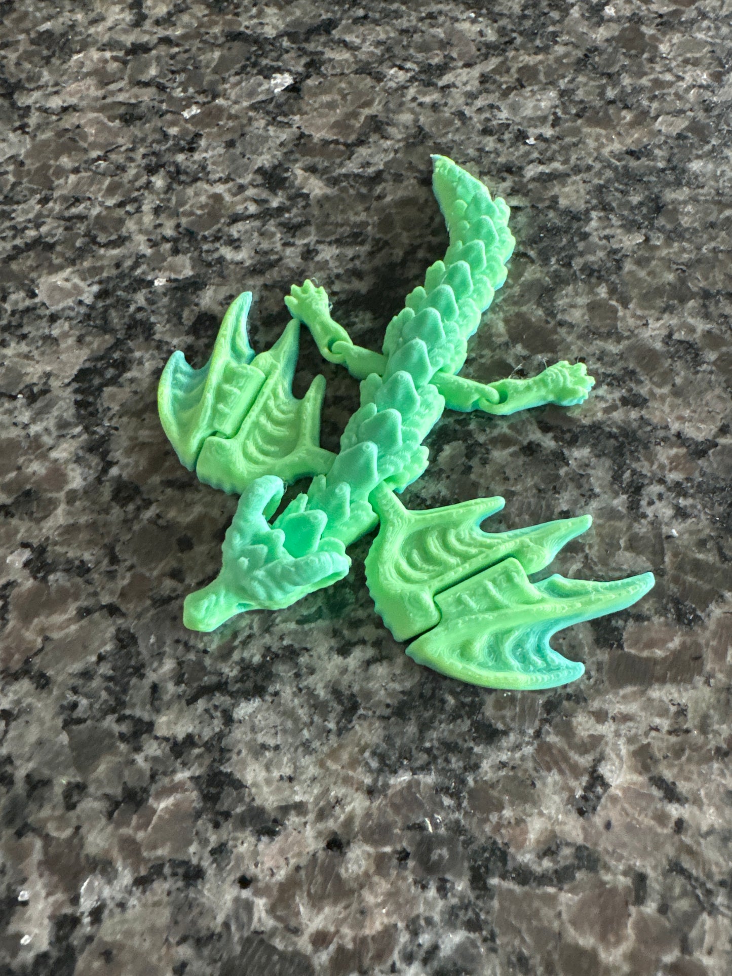 Ram Horn Wyvern keychain