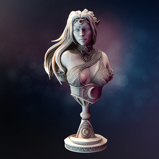 Drow Moon Priestess BUST - Kadna Glyndrel