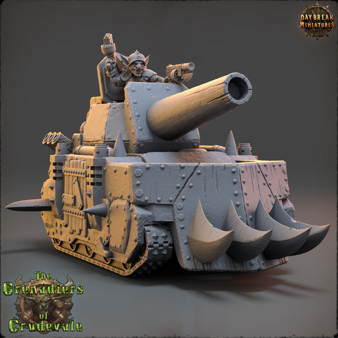 Piston Petrov in Calamity Tank Mark IV - Goblin Vehicle