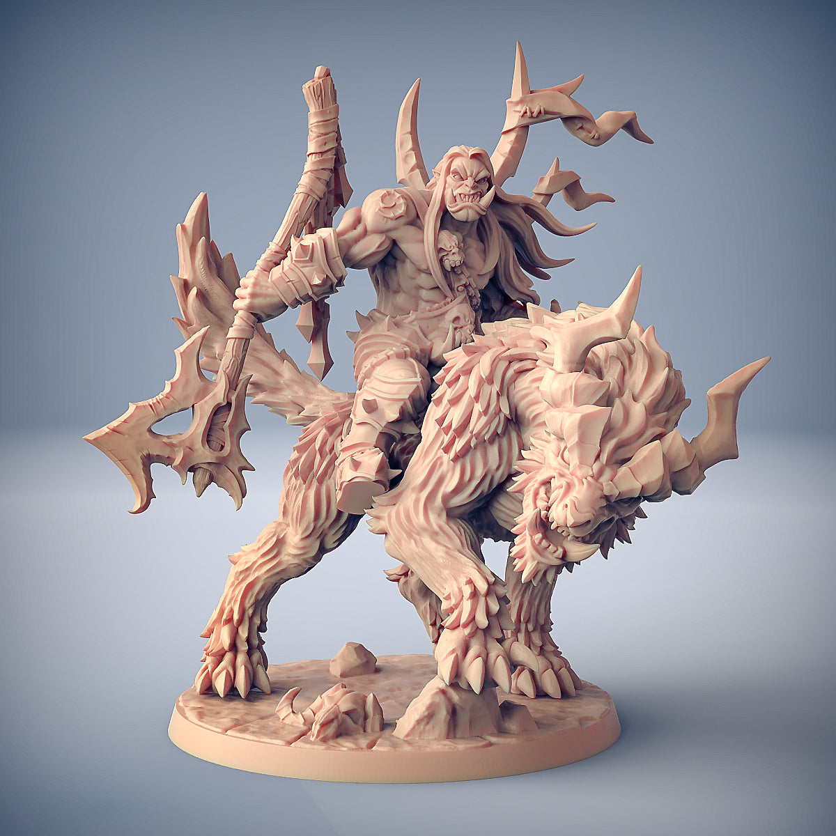 Throgar on gorefang wolf - Painter-Proven™
